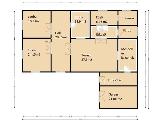 Eladó ház Hajdúböszörmény 132 nm