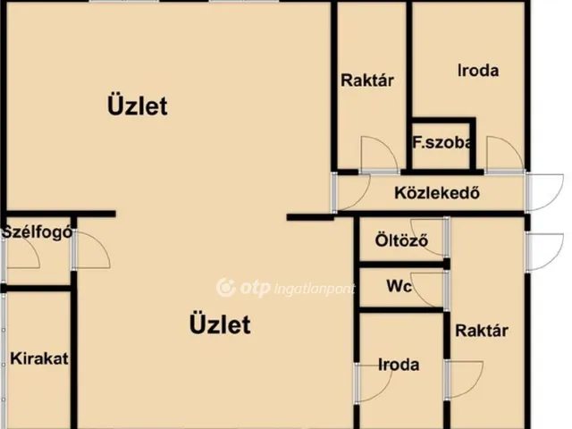 Eladó kereskedelmi és ipari ingatlan Debrecen, Belváros 100 nm