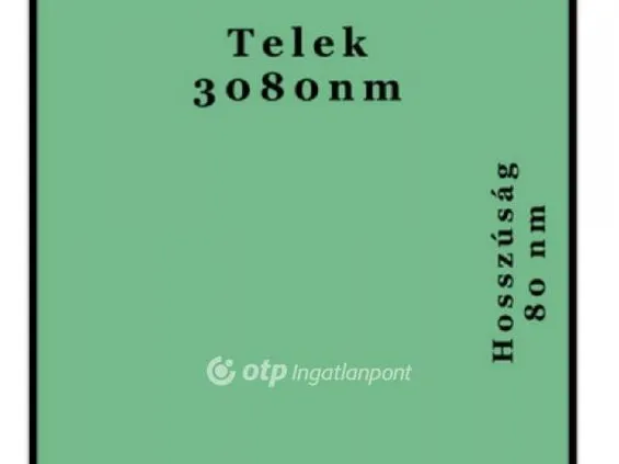 Eladó telek Debrecen, Pallag 3080 nm