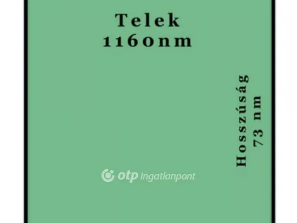 Eladó telek Mikepércs 1160 nm
