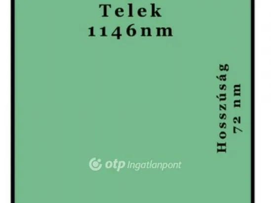 Eladó telek Mikepércs 1146 nm