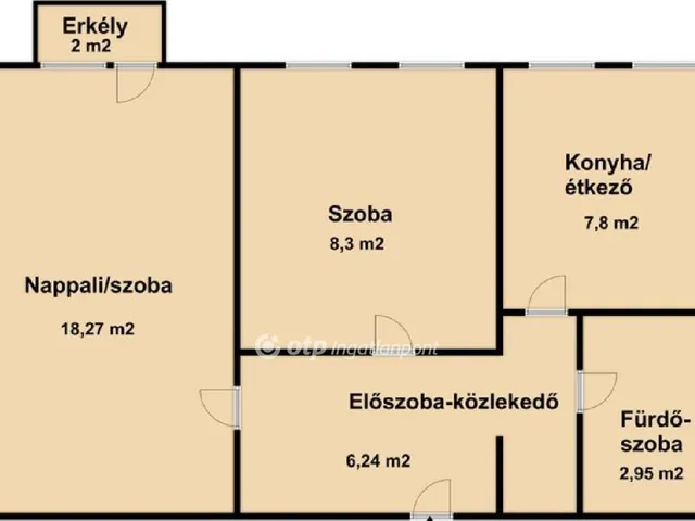 Eladó lakás Debrecen 44 nm