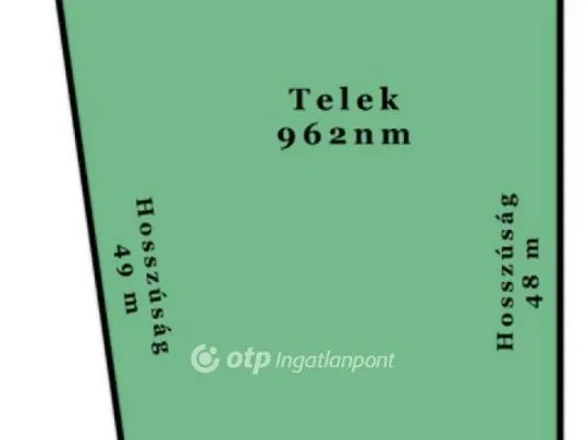 Eladó telek Debrecen 962 nm