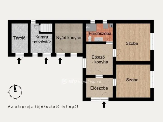 Eladó ház Nagyhegyes 57 nm