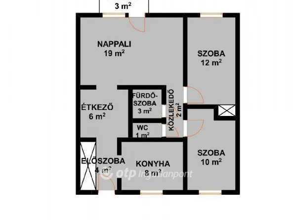 Eladó lakás Debrecen 68 nm