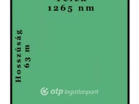Eladó telek Debrecen, Bánk 1264 nm