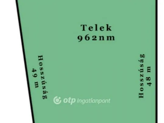 Eladó telek Debrecen 962 nm
