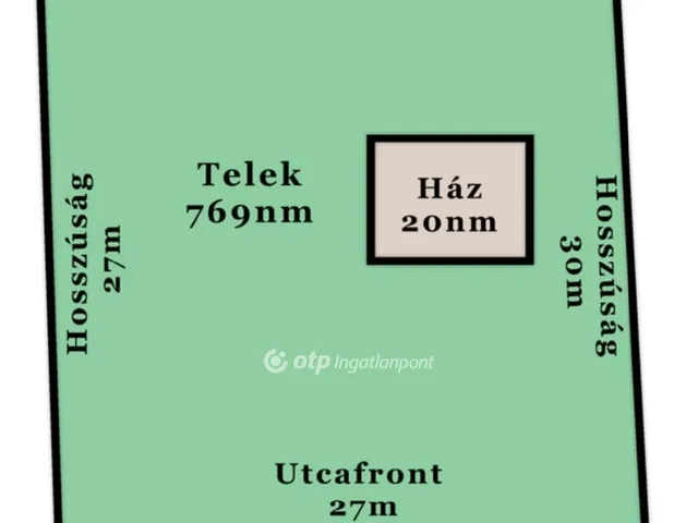 Eladó telek Debrecen 769 nm