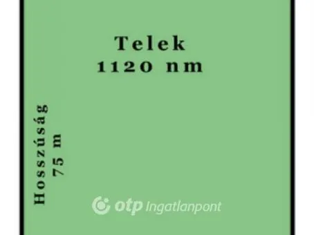 Eladó telek Debrecen 1120 nm