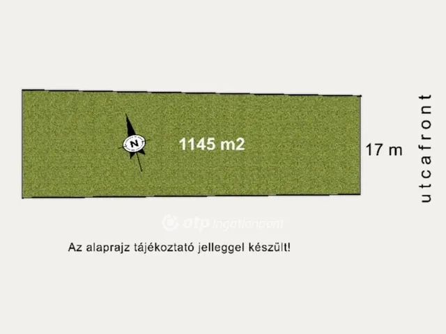 Eladó telek Debrecen 1145 nm