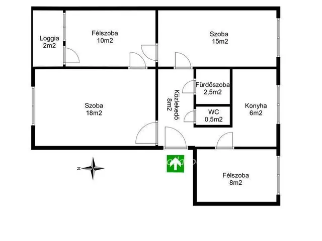 Eladó lakás Debrecen, Vénkert 68 nm