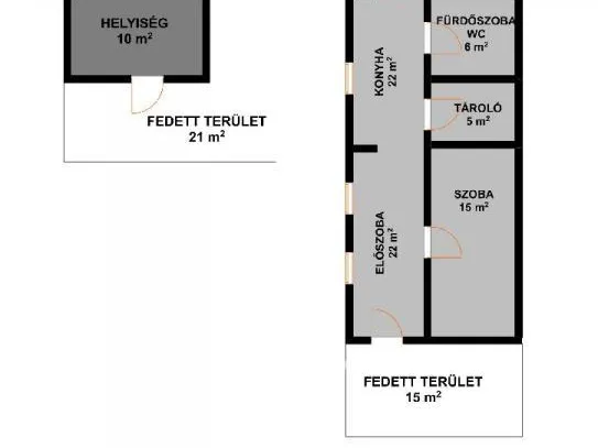 Eladó telek Bakonszeg 3900 nm