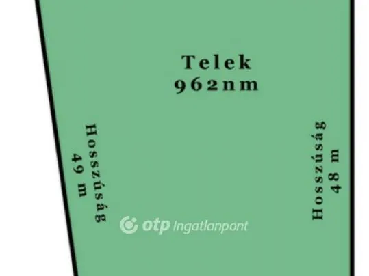 Eladó telek Debrecen 962 nm