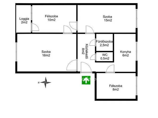 Eladó lakás Debrecen, Vénkert 68 nm