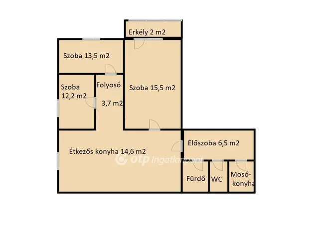 Eladó lakás Debrecen, Tócóskert 72 nm