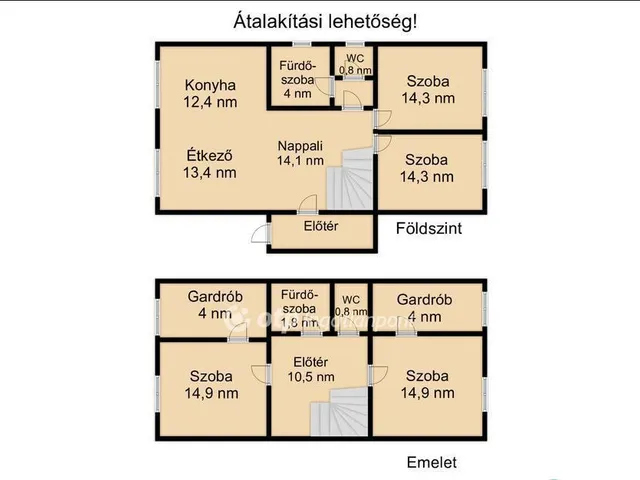 Eladó ház Debrecen 110 nm