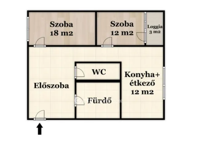Eladó lakás Debrecen, Tócóskert 53 nm