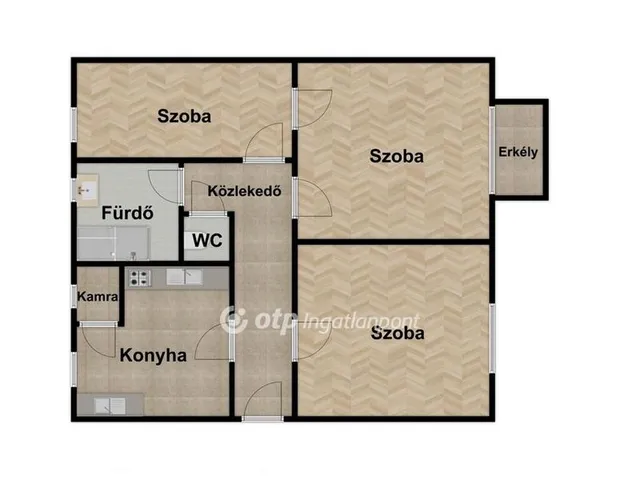 Kiadó lakás Debrecen 74 nm