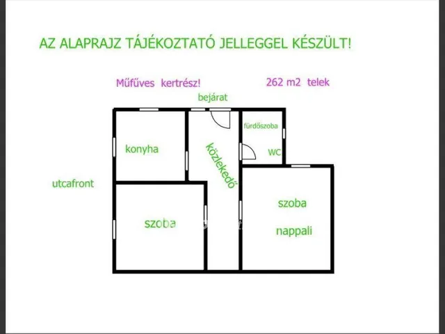 Eladó ház Hajdúböszörmény 55 nm
