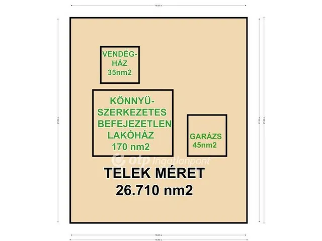 Eladó telek Debrecen 170 nm