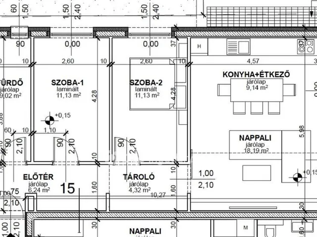 Eladó lakás Debrecen, Nyulas 71 nm
