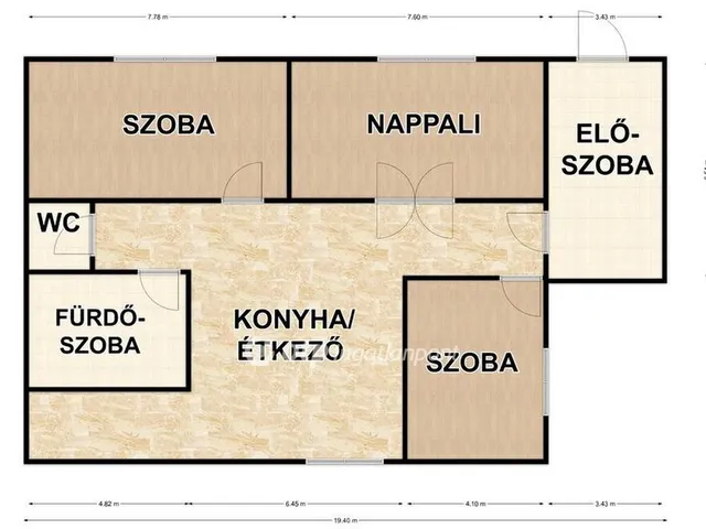 Eladó ház Berettyóújfalu 72 nm