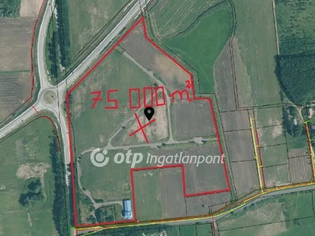 Eladó kereskedelmi és ipari ingatlan Hajdúsámson 74158 nm