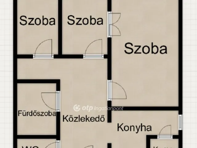 Eladó lakás Debrecen 64 nm