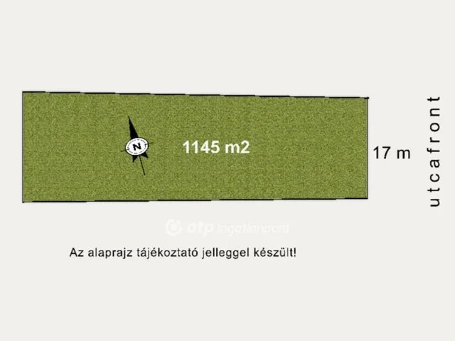 Eladó telek Debrecen 1145 nm