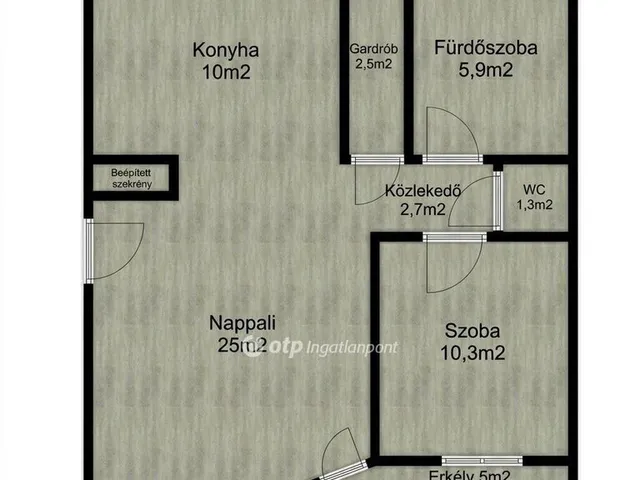 Eladó lakás Hajdúszoboszló 56 nm