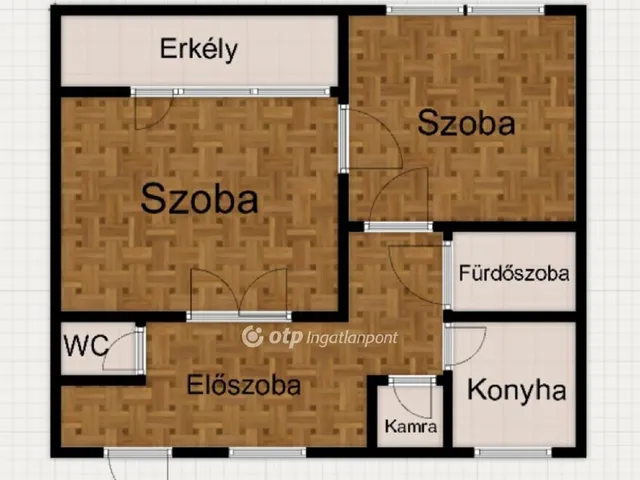 Eladó lakás Debrecen, Belváros 58 nm