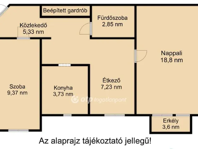 Eladó lakás Debrecen 50 nm