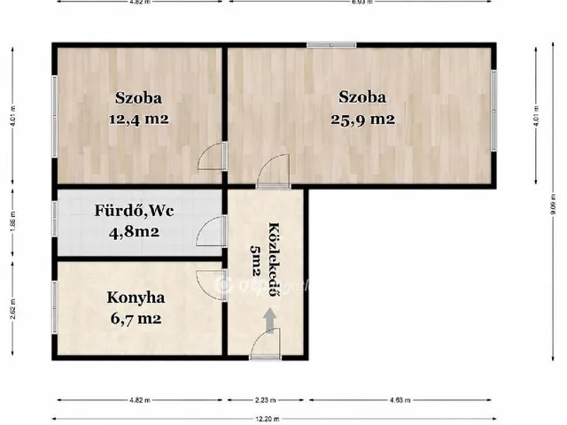 Eladó lakás Debrecen 57 nm