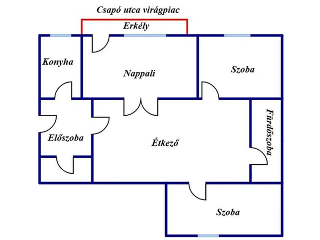 Kiadó lakás Debrecen 83 nm