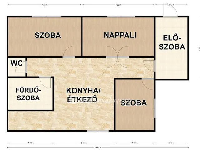 Eladó ház Berettyóújfalu 72 nm