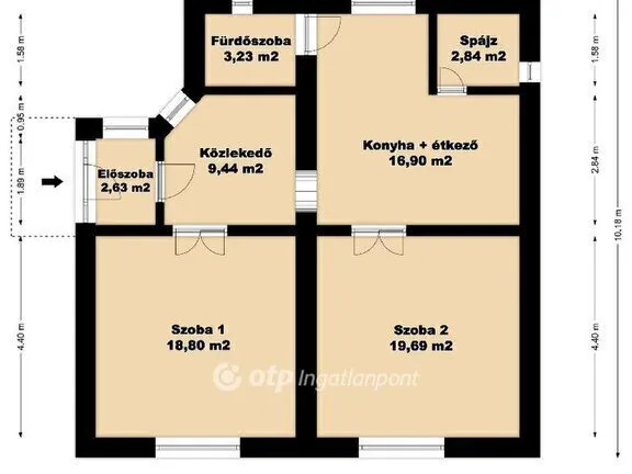 Eladó ház Püspökladány 73 nm