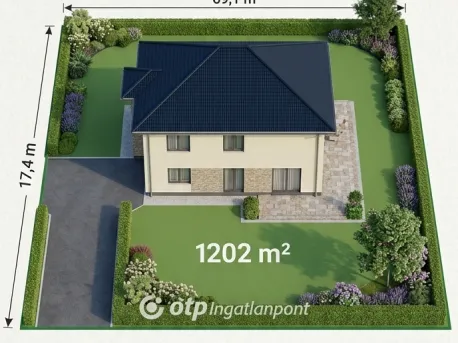 Eladó telek Berettyóújfalu 1202 nm