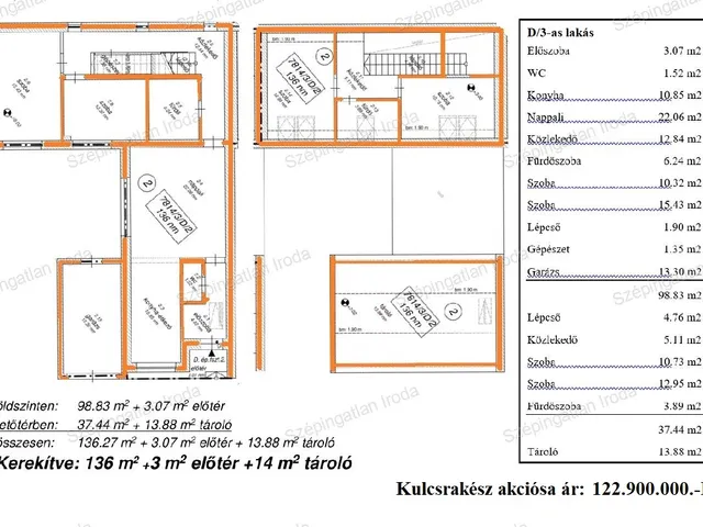 Eladó lakás Sopron 136 nm