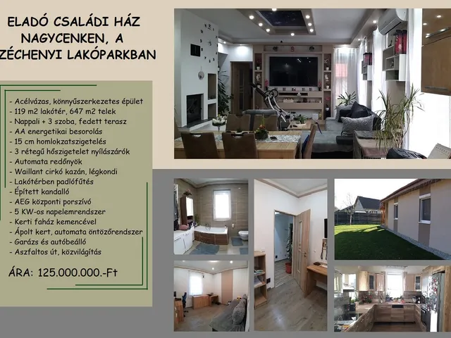 Eladó ház Nagycenk 119 nm