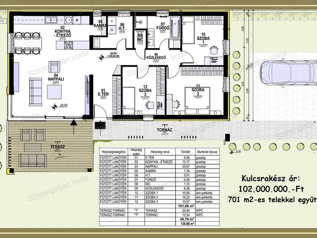 Eladó ház Fertőszéplak 101 nm