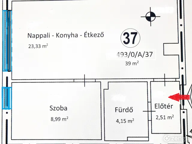 Kiadó lakás Budapest VIII. kerület, Józsefváros, Szigetvári 8. 40 nm