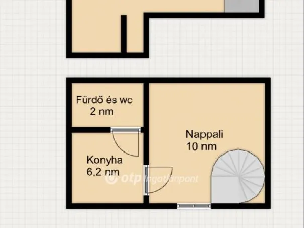 Eladó lakás Budapest V. kerület 17 nm