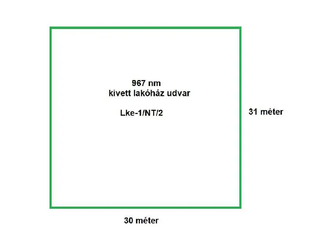 Eladó telek Budapest XXII. kerület 967 nm