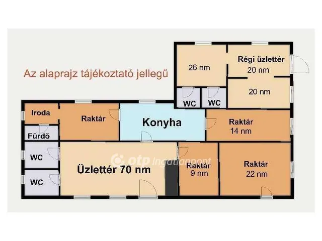 Eladó kereskedelmi és ipari ingatlan Verseg 258 nm