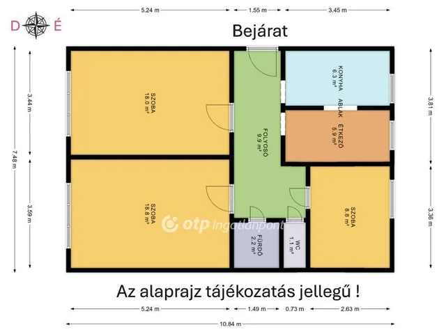 Eladó lakás Budapest XI. kerület, Albertfalva 71 nm