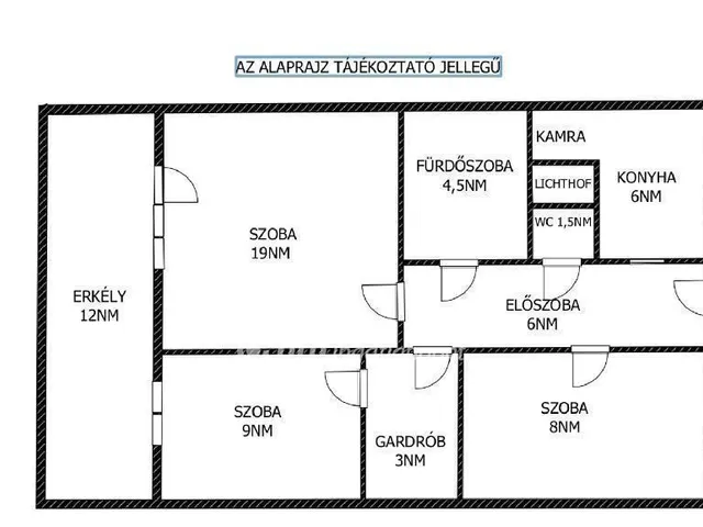 Eladó lakás Budapest XIX. kerület 57 nm