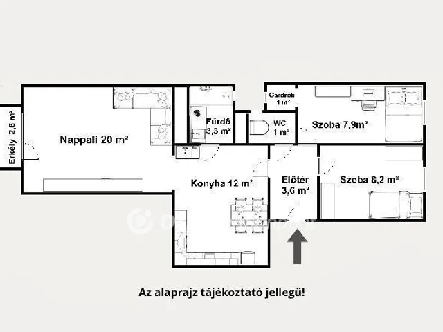 Eladó lakás Budapest XI. kerület, Kelenföld 60 nm