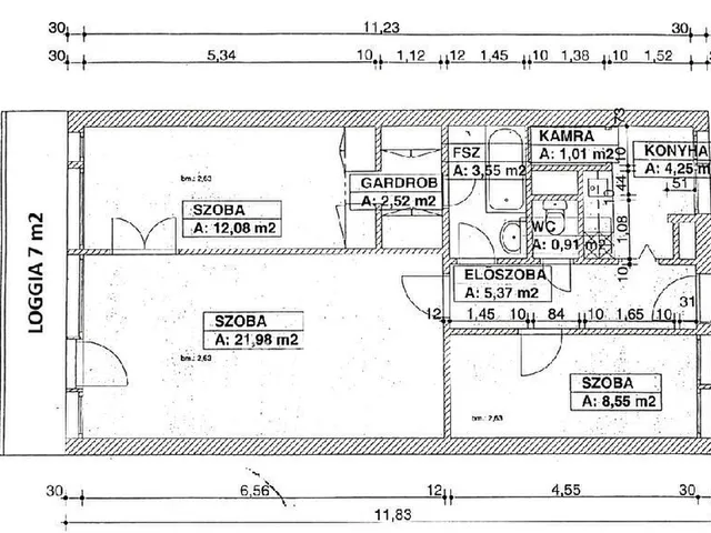 Eladó lakás Budapest II. kerület 63 nm