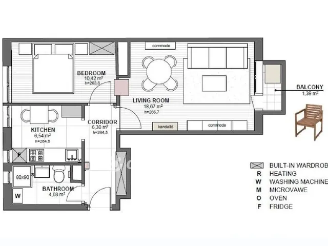 Kiadó lakás Budapest XIII. kerület, Angyalföld 47 nm