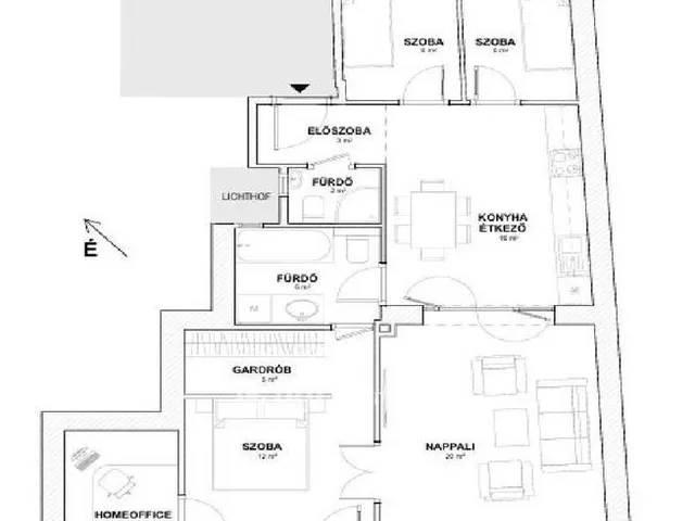 Eladó lakás Budapest II. kerület 84 nm